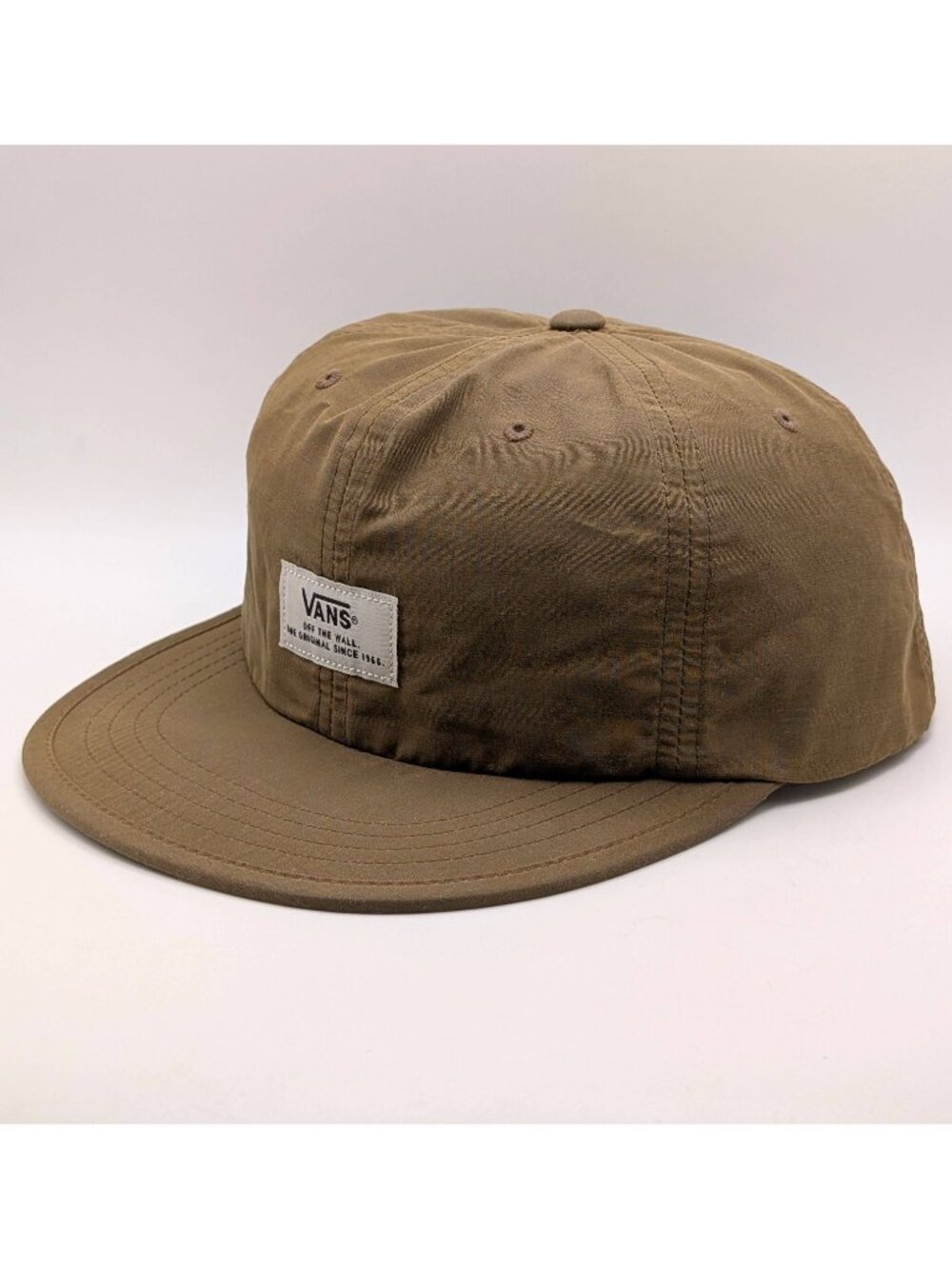 Vans Off The Wall Hat Brown Snapback Skateboarding Skater Cap Y2K Street Wear